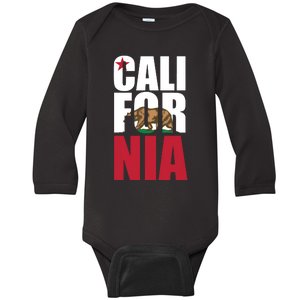 California Republic Bear T Baby Long Sleeve Bodysuit