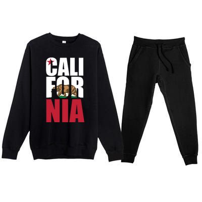 California Republic Bear T Premium Crewneck Sweatsuit Set