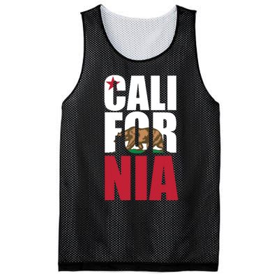 California Republic Bear T Mesh Reversible Basketball Jersey Tank