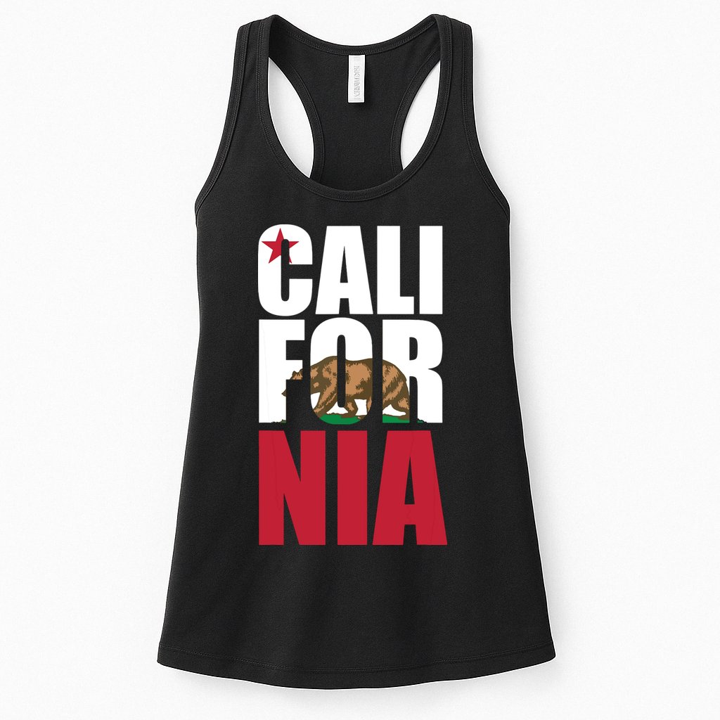 California Republic Bear T Womens Tank Top