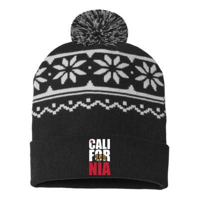 California Republic Bear T USA-Made Snowflake Beanie