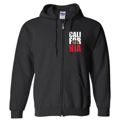 California Republic Bear T Full Zip Hoodie