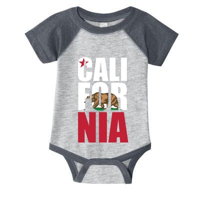 California Republic Bear T Infant Baby Jersey Bodysuit