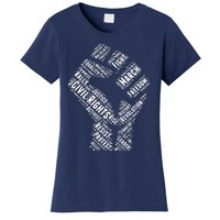 Civil Rights Black Power Fist March For Justice Women's T-Shirt