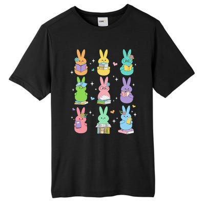 Cute Reading Bunny Bookworm Reader Teacher Rabbit Book Lover Tall Fusion ChromaSoft Performance T-Shirt