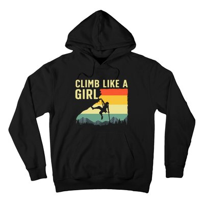 Cool Rock Climbing Mountain Rock Climbers Hoodie