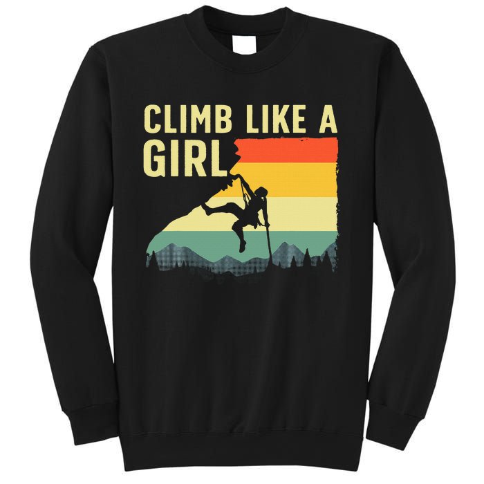 Cool Rock Climbing Mountain Rock Climbers Sweatshirt