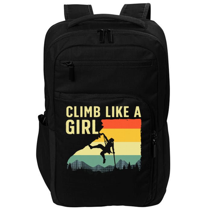 Cool Rock Climbing Mountain Rock Climbers Impact Tech Backpack