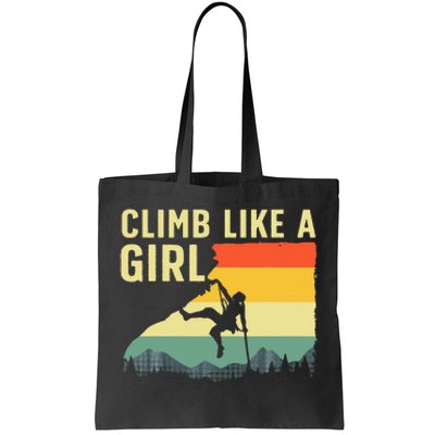 Cool Rock Climbing Mountain Rock Climbers Tote Bag