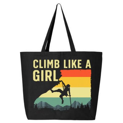 Cool Rock Climbing Mountain Rock Climbers 25L Jumbo Tote