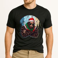 Cool Retro Christmas Big Foot Sasquatch Santa Claus Performance Shirt