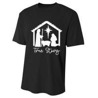 Christian Religious Christmas Nativity Scene True Story Performance Sprint T-Shirt