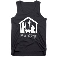 Christian Religious Christmas Nativity Scene True Story Tank Top