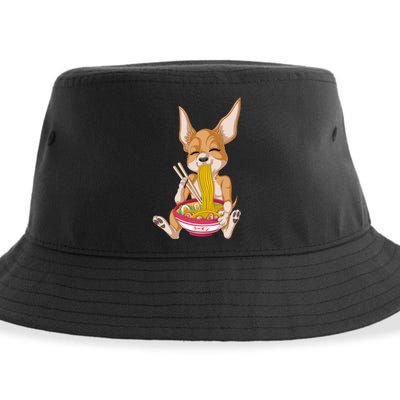 Chihuahua Ramen Sustainable Bucket Hat