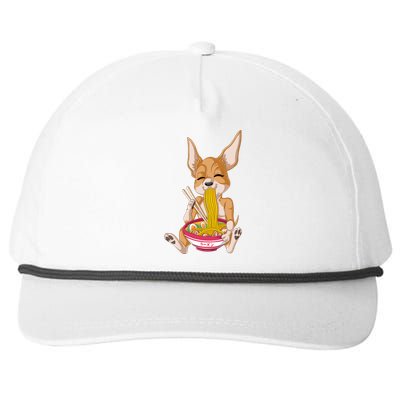 Chihuahua Ramen Snapback Five-Panel Rope Hat