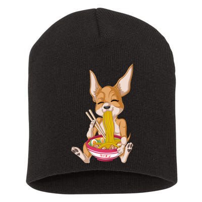 Chihuahua Ramen Short Acrylic Beanie