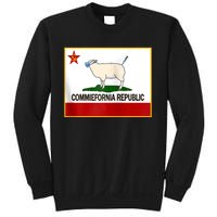 Commiefornia Republic California State Flag Funny Sheeple Sweatshirt