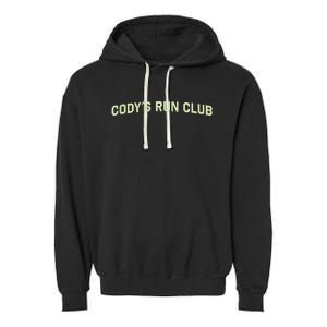 CodyS Run Club Performance Vest Garment-Dyed Fleece Hoodie