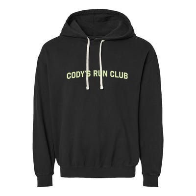 CodyS Run Club Performance Vest Garment-Dyed Fleece Hoodie