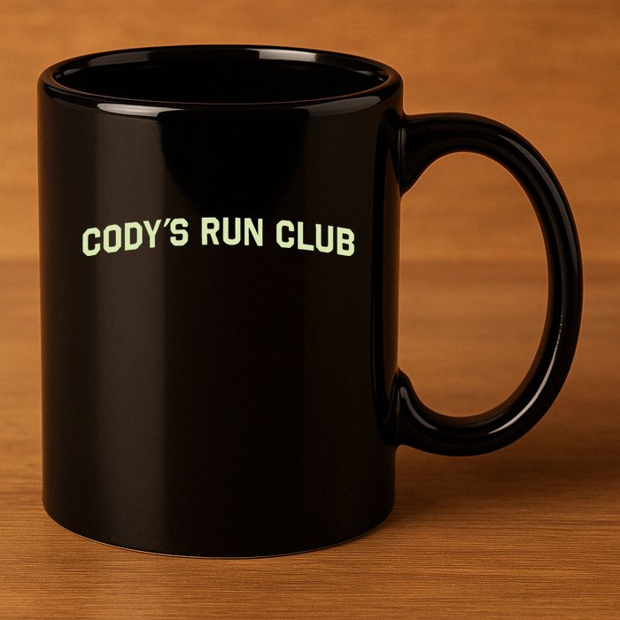 CodyS Run Club Performance Vest 11oz C Handle Ceramic Mug