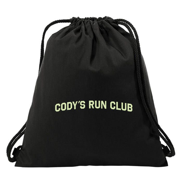 CodyS Run Club Performance Vest Drawstring Bag