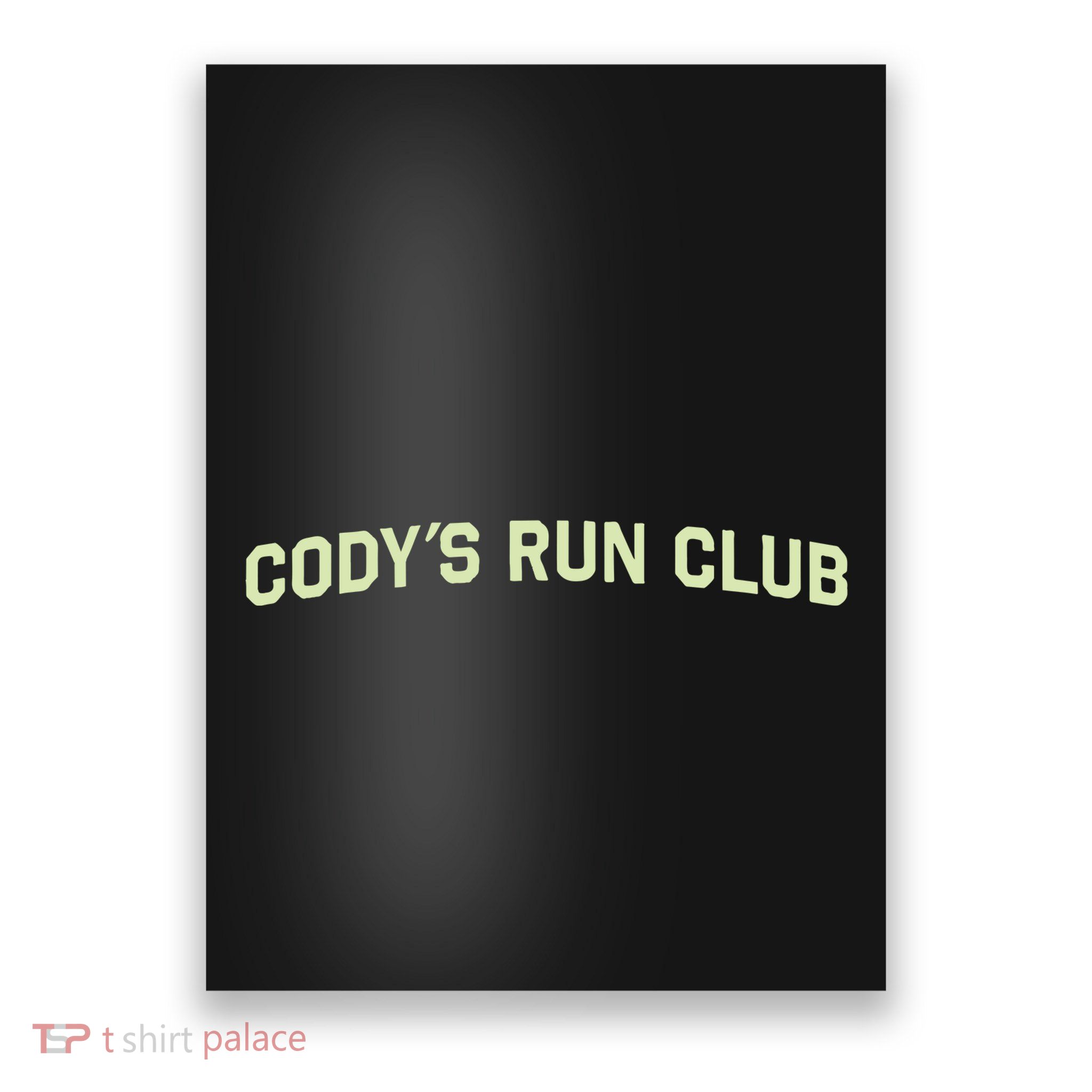 CodyS Run Club Performance Vest Poster