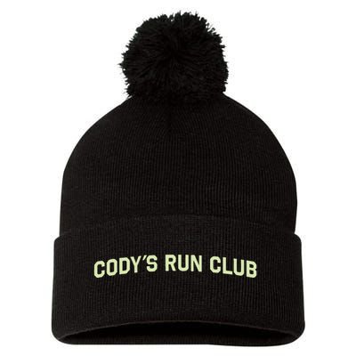 CodyS Run Club Performance Vest Pom Pom 12in Knit Beanie