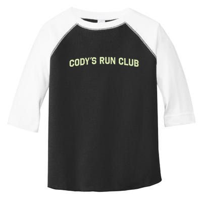 CodyS Run Club Performance Vest Toddler Fine Jersey T-Shirt