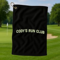 CodyS Run Club Performance Vest Golf Towel