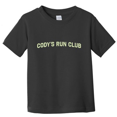 CodyS Run Club Performance Vest Toddler T-Shirt