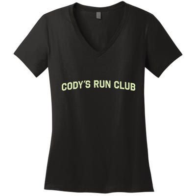 CodyS Run Club Performance Vest Women's V-Neck T-Shirt