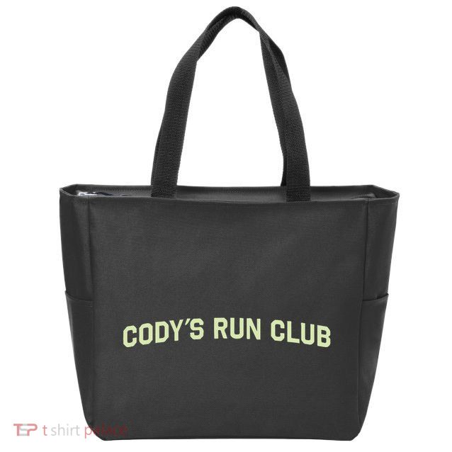 CodyS Run Club Performance Vest Zip Tote Bag