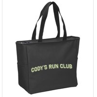 CodyS Run Club Performance Vest Zip Tote Bag