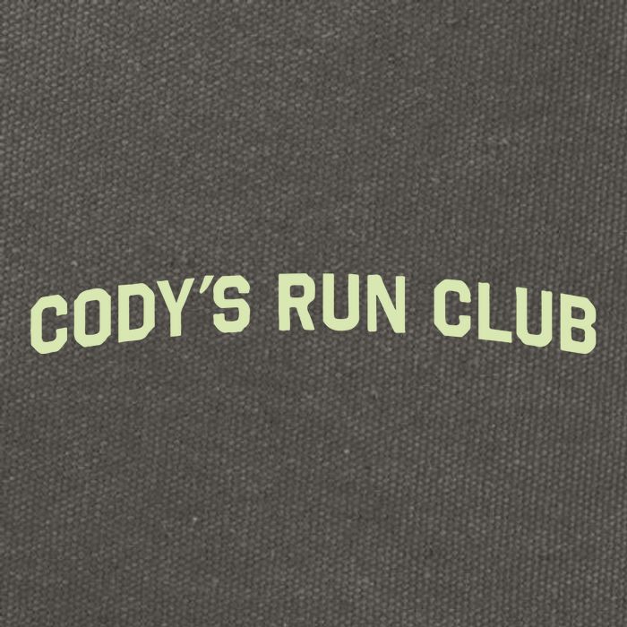 CodyS Run Club Performance Vest Cotton Canvas Backpack