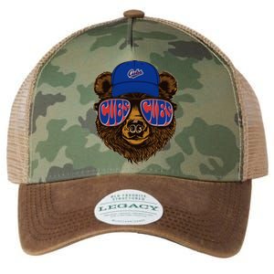 Cool Retro Cubs Bear Legacy Tie Dye Trucker Hat