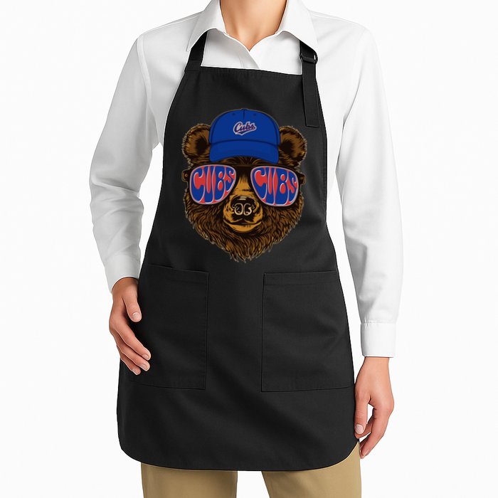Cool Retro Cubs Bear Apron