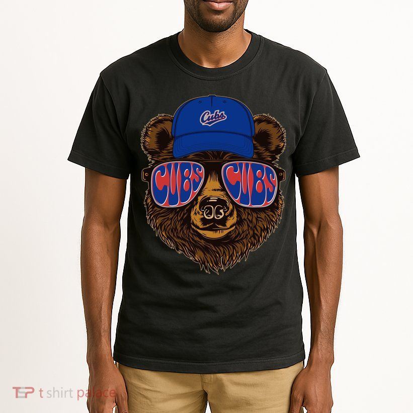 Cool Retro Cubs Bear Tall T-Shirt