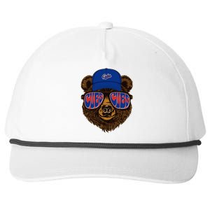 Cool Retro Cubs Bear Snapback Five-Panel Rope Hat