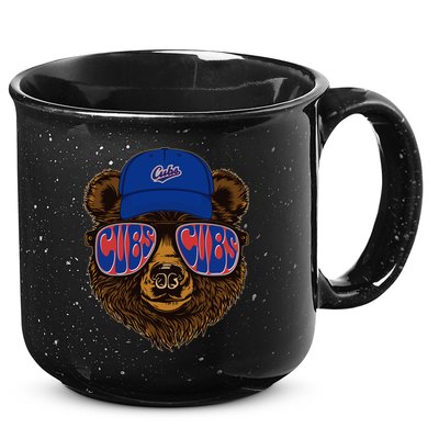 Cool Retro Cubs Bear 15oz Campfire Ceramic Mug