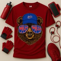 Cool Retro Cubs Bear Cooling Performance Crew T-Shirt