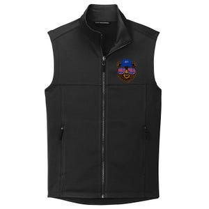 Cool Retro Cubs Bear Collective Smooth Fleece Vest