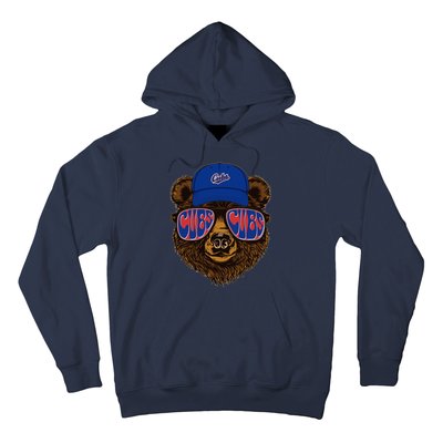 Cool Retro Cubs Bear Hoodie