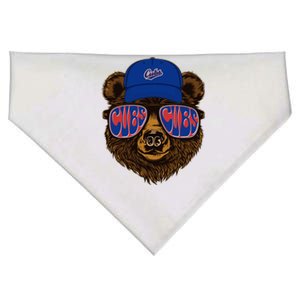 Cool Retro Cubs Bear USA-Made Doggie Bandana