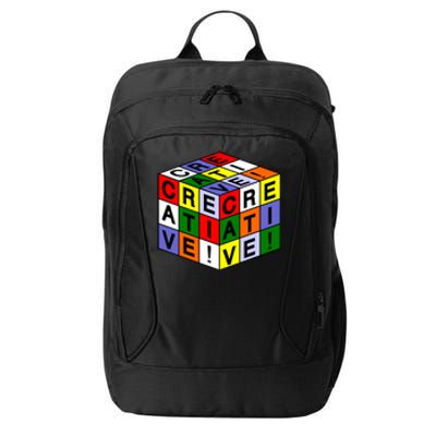 Creative Rubik's Cube City Backpack