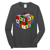 Creative Rubik's Cube Tall Long Sleeve T-Shirt