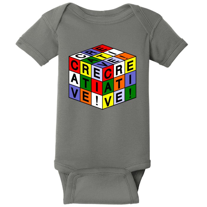 Creative Rubik's Cube Baby Bodysuit