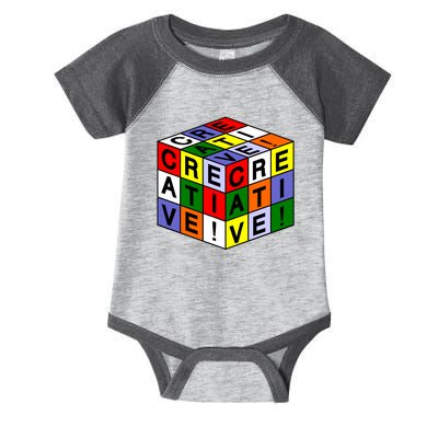 Creative Rubik's Cube Infant Baby Jersey Bodysuit