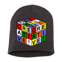 Creative Rubik's Cube Short Acrylic Beanie