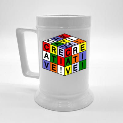 Creative Rubik's Cube Beer Stein