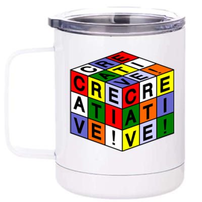 Creative Rubik's Cube 12 oz Stainless Steel Tumbler Cup